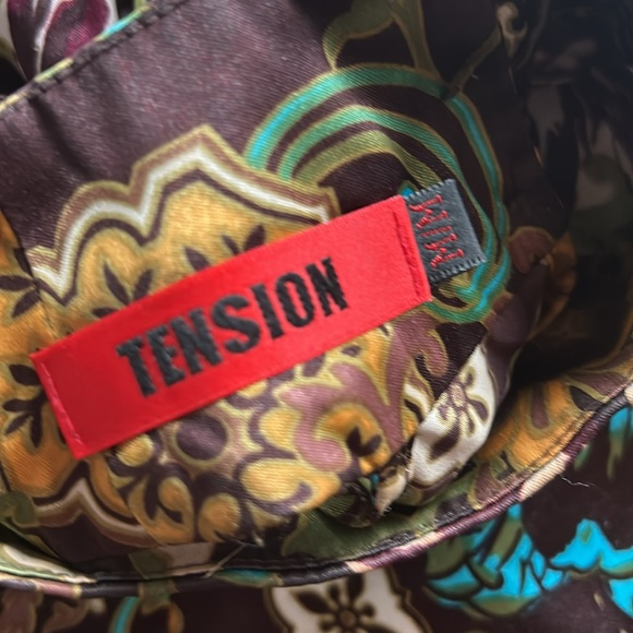 Women’s Tension Patterned Blouse Sz M - Picture 3 of 3